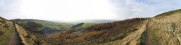 SX20989-96 Panorama of ring forts from Offa's Dyke.jpg